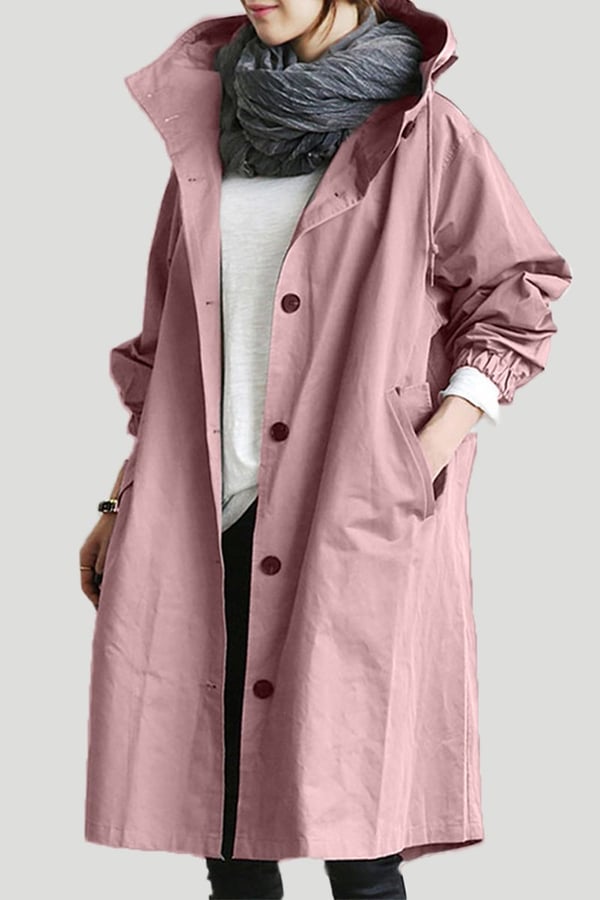 Oversize Damen Windjacke mit Kapuze für Jeden Tag