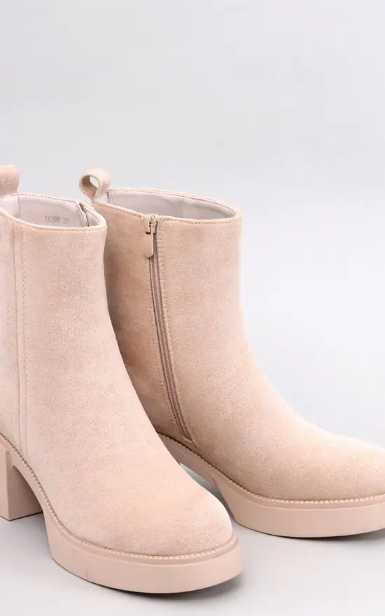 Stylische Beige Knöchelstiefel für jeden Tag